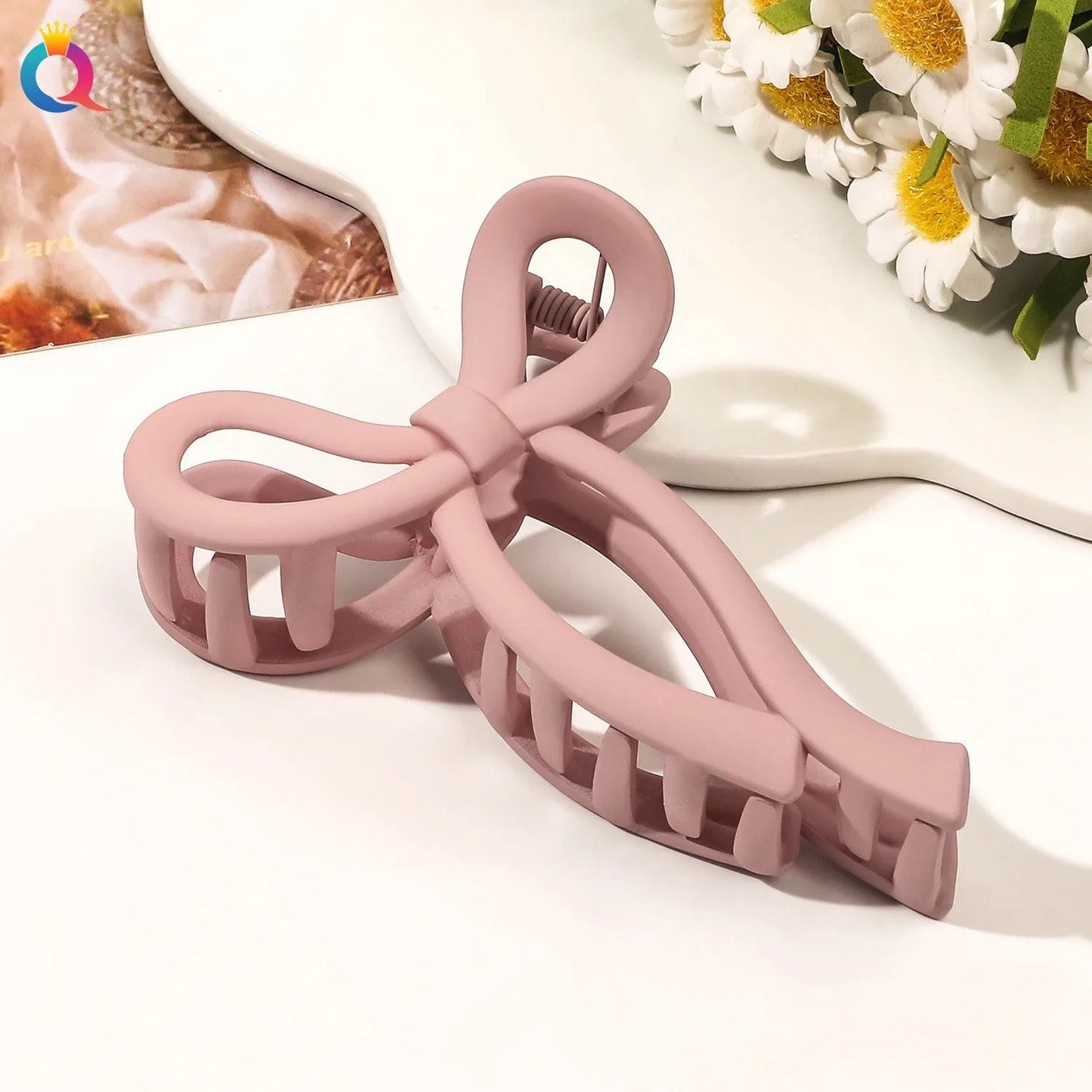 Plastic Bow Hair Clip